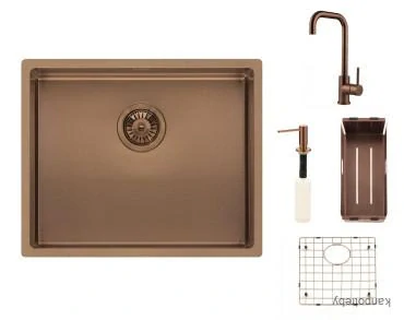 Reginox SET Miami 500 Copper + batéria Crystal + príslušenstvo