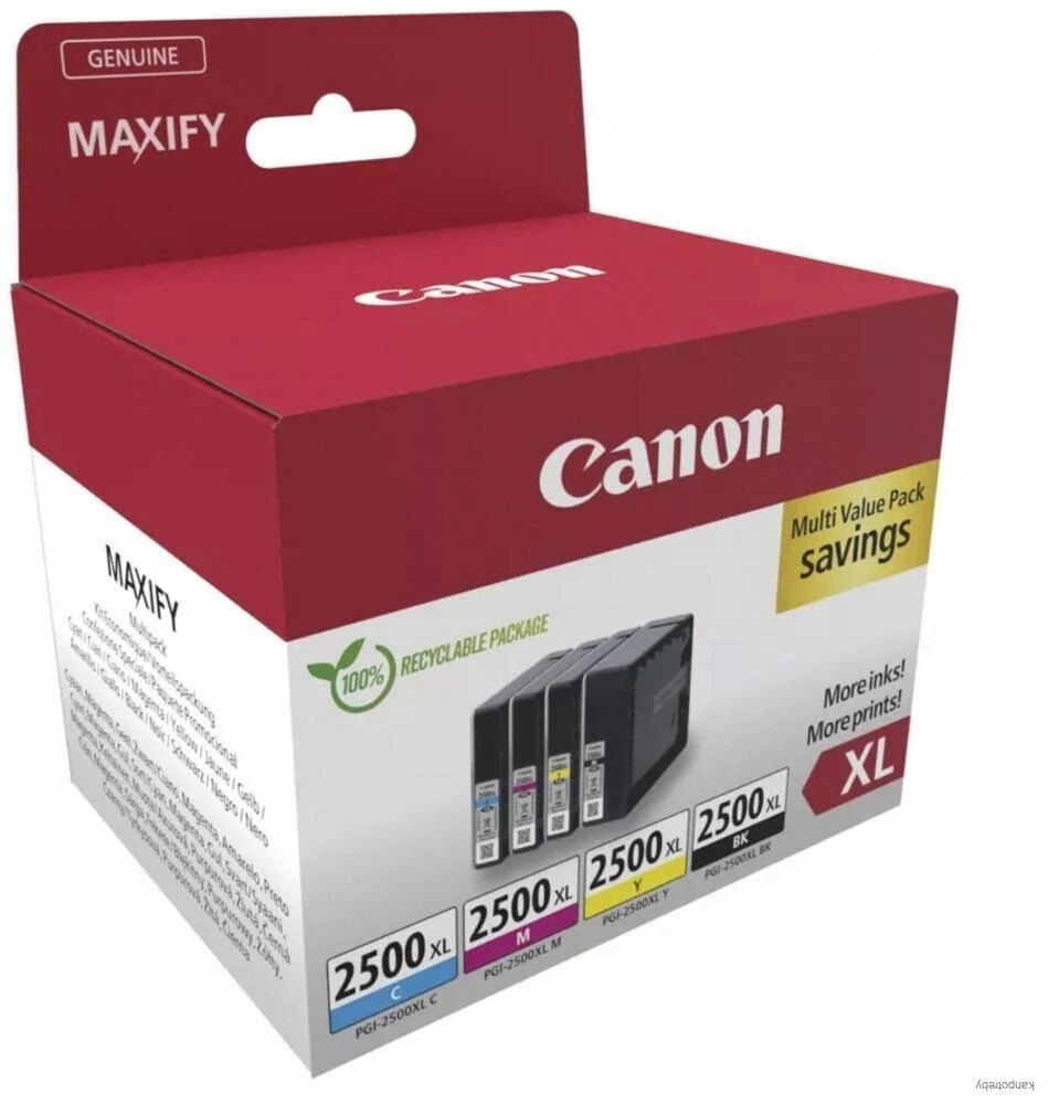 Canon originál ink PGI-2500XL BK/C/M/Y MULTI, 9254B010, CMYK