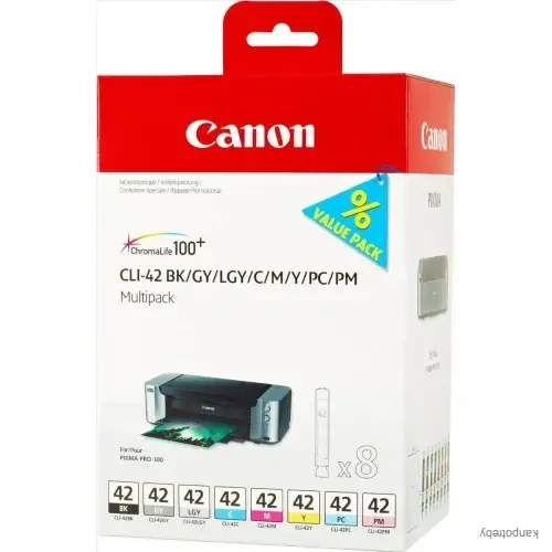 Canon originál ink CLI-42, 6384B010, CMYK, 8-pack