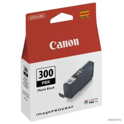 Canon originál ink PFI-300 BK, 4193C001, photo black, 14,4ml