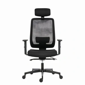 Powerton Kancelárske ergonomické kreslo Lucie, Čierne