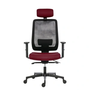 Powerton Kancelárske ergonomické kreslo Lucie, Červené