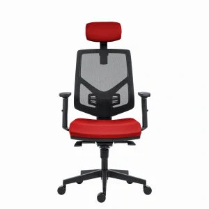 Powerton Kancelárske ergonomické kreslo Tina, Červené