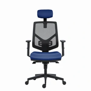 Powerton Kancelárske ergonomické kreslo Tina, Tmavo modré