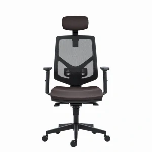 Powerton Kancelárske ergonomické kreslo Tina, Šedé