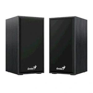 Genius reproduktory SP-HF180, 2.0, 6W, čierne, regulácia hlasitosti, drevené, 150Hz-20kHz