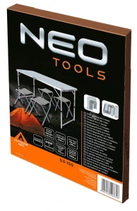 Neo Tools Kempingová sada stola a stoličiek