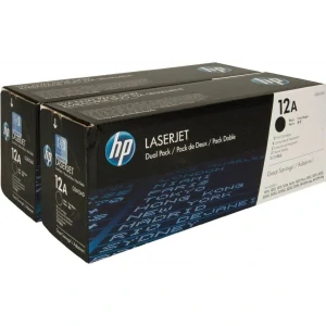 HP originál toner Q2612AD, HP 12A, black, 4000 (2x2000)str., dual pack, 2ks