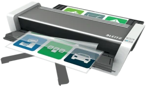 Laminovací stroj, A3, 80-250 mikron, LEITZ "iLAM Touch 2 Turbo", biely-antracitový