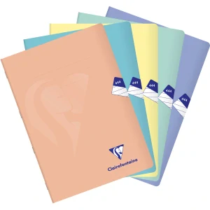 Zošit Mimesys Pastel 444, PP, A4, linajkový, 40 listov, Clairefontaine