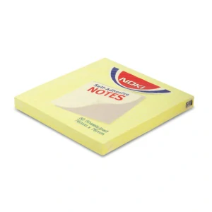 Noki Memo samolepiaci bloček 75 x 75 mm, neónovo žltý