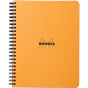 Krúžkový blok  Rhodia Classic, A5+, 80 listov, linajkový, Clairefontaine