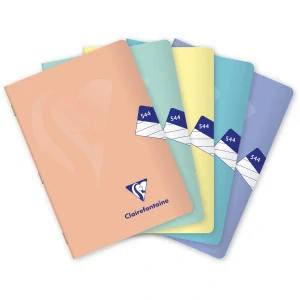 Zošit Mimesys Pastel 544, PP, A5, linajkový, 40 listov, Clairefontaine