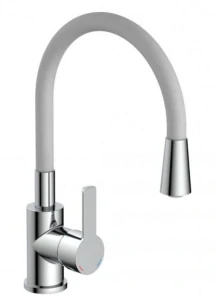 Eisl Flexo svetlo šedá / lesklý chróm