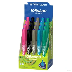 Centropen, sada Tornado 2675, modrý, 20ks, 0.3mm, zmizíkovatelný