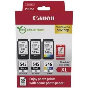 Canon originál ink PG-545XLx2/CL-546XL, CMYK
