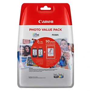 Canon originál ink PG-545XL/CL-546XL/GP-501, 8286B011, black/color, 400str., value pack