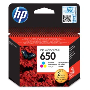 HP originál ink CZ102AE, HP 650, color, 200str.