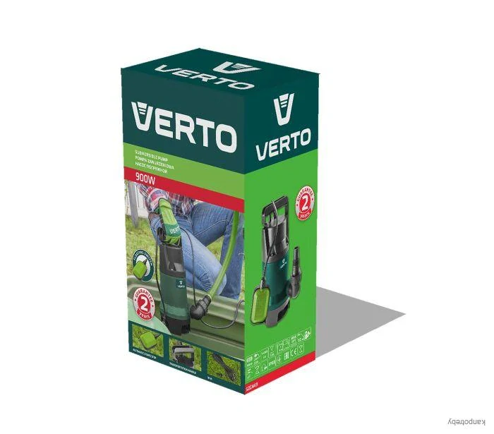 Verto ponorné vodné čerpadlo 52G449, 900W, 7500l/hod., 7m