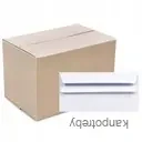Obálka samolepiaca, 110 x 220mm, biela, poštová, DL bez okienka, 1000ks