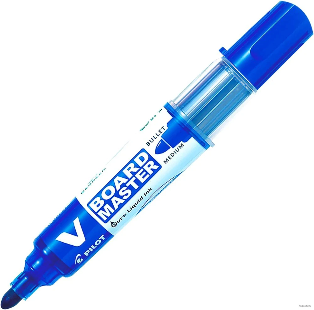 Popisovač na tabule, 2,3 mm, kužeľový, PILOT "V-Board Master", modrý/10