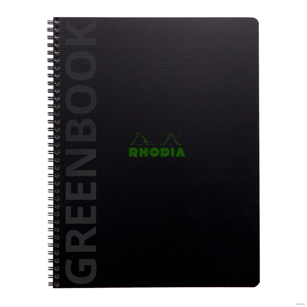 Zápisník Clairefontaine Rhodia Greenbook A4+, štvorčekový, 80 listov
