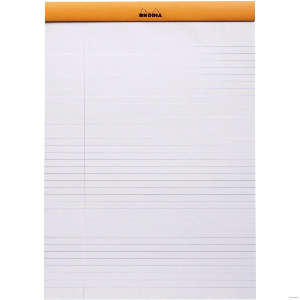 Poznámkový blok Rhodia Basics, A4, 80 listov, linajkový, Clairefontaine