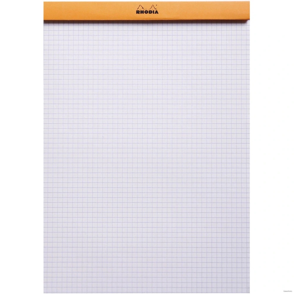 Poznámkový blok Rhodia Basics, A4, 80 listov, štvorčekový, Clairefontaine
