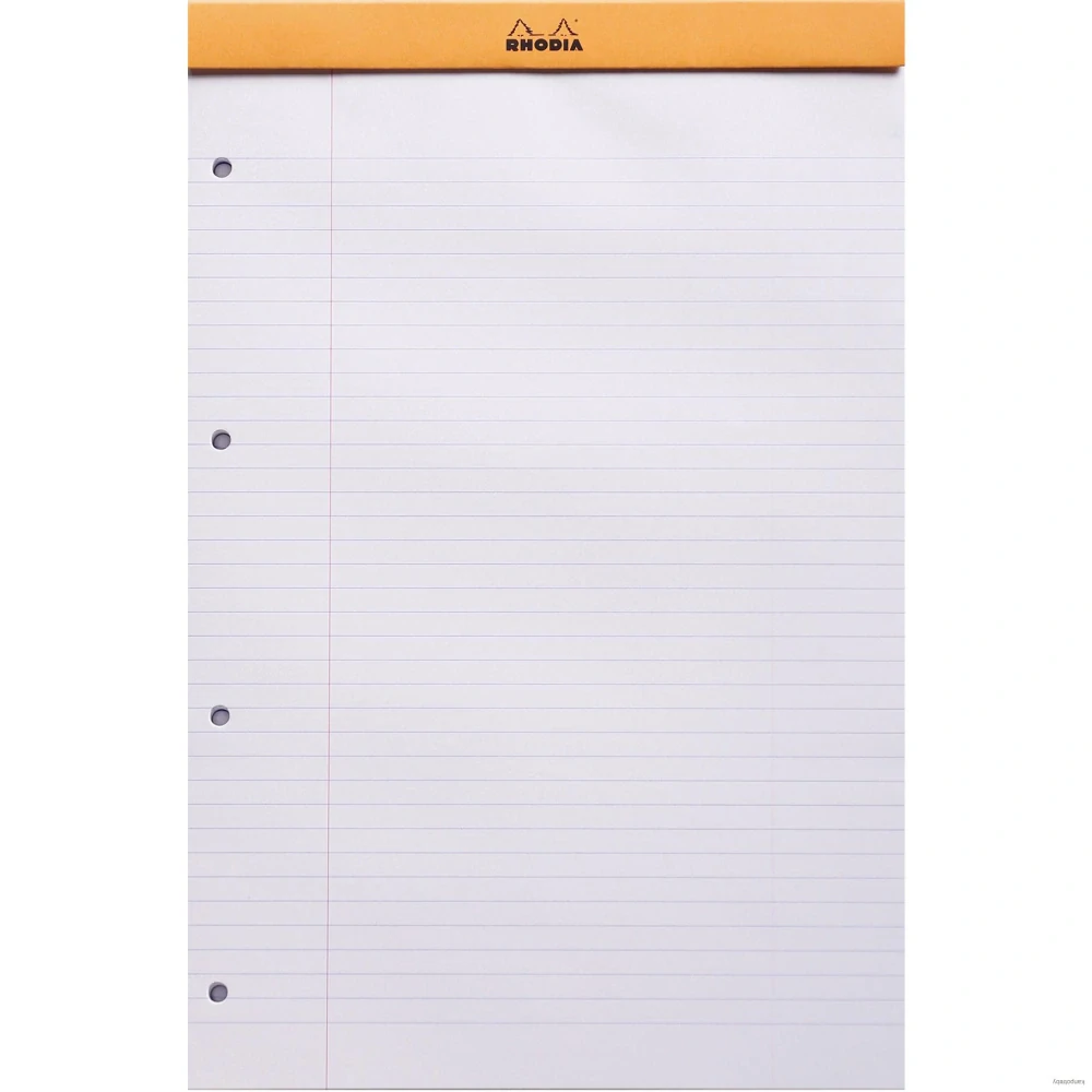 Poznámkový blok Rhodia Basics, A4+, 80 listov, linajkový, Clairefontaine