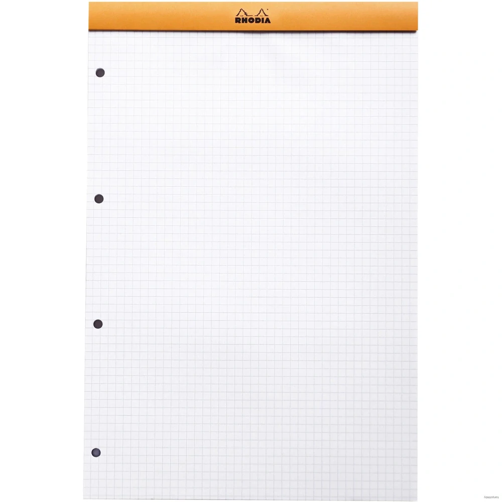 Poznámkový blok Rhodia Basics, A4+, 80 listov, štvorčekový, Clairefontaine