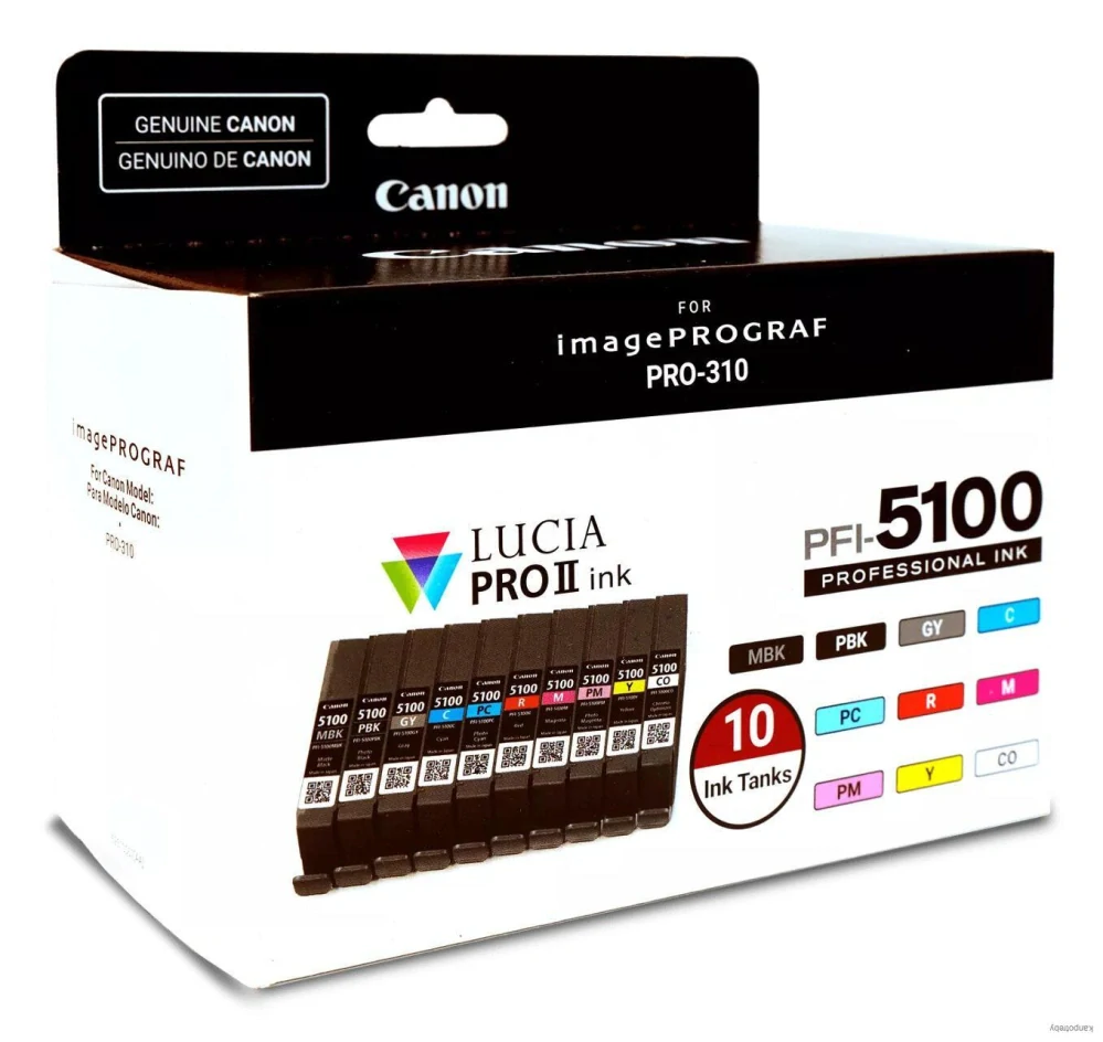 Canon originál ink PFI-5100 10ink multi pack, 6951C009, 10-pack