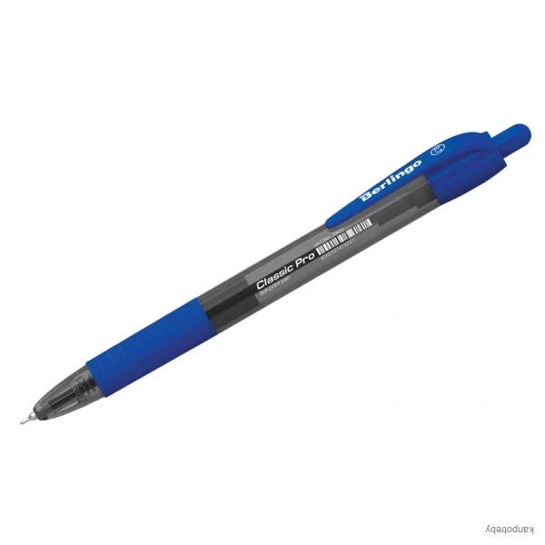 Berlingo, pero automatické guľôčkové, modré, 12ks, 0.7mm, Classic Pro