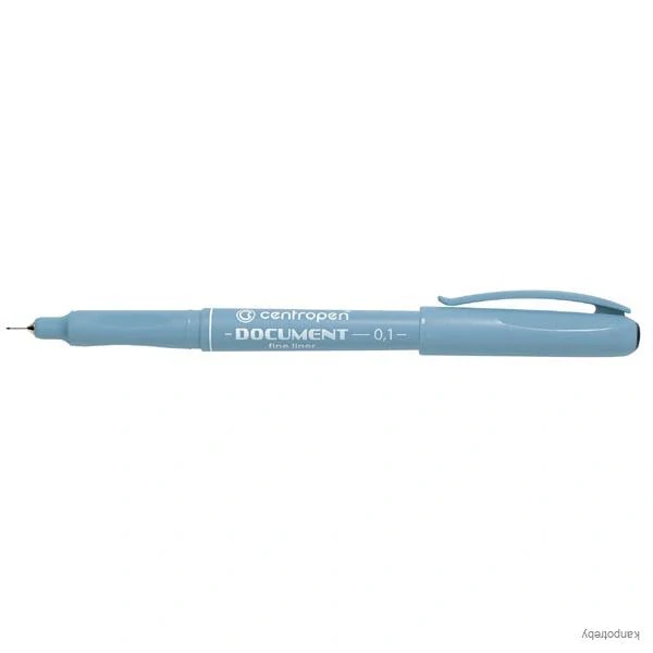 Centropen, liner 2631, čierny, 10ks, 0.1mm, svetlostály, cena za 1ks