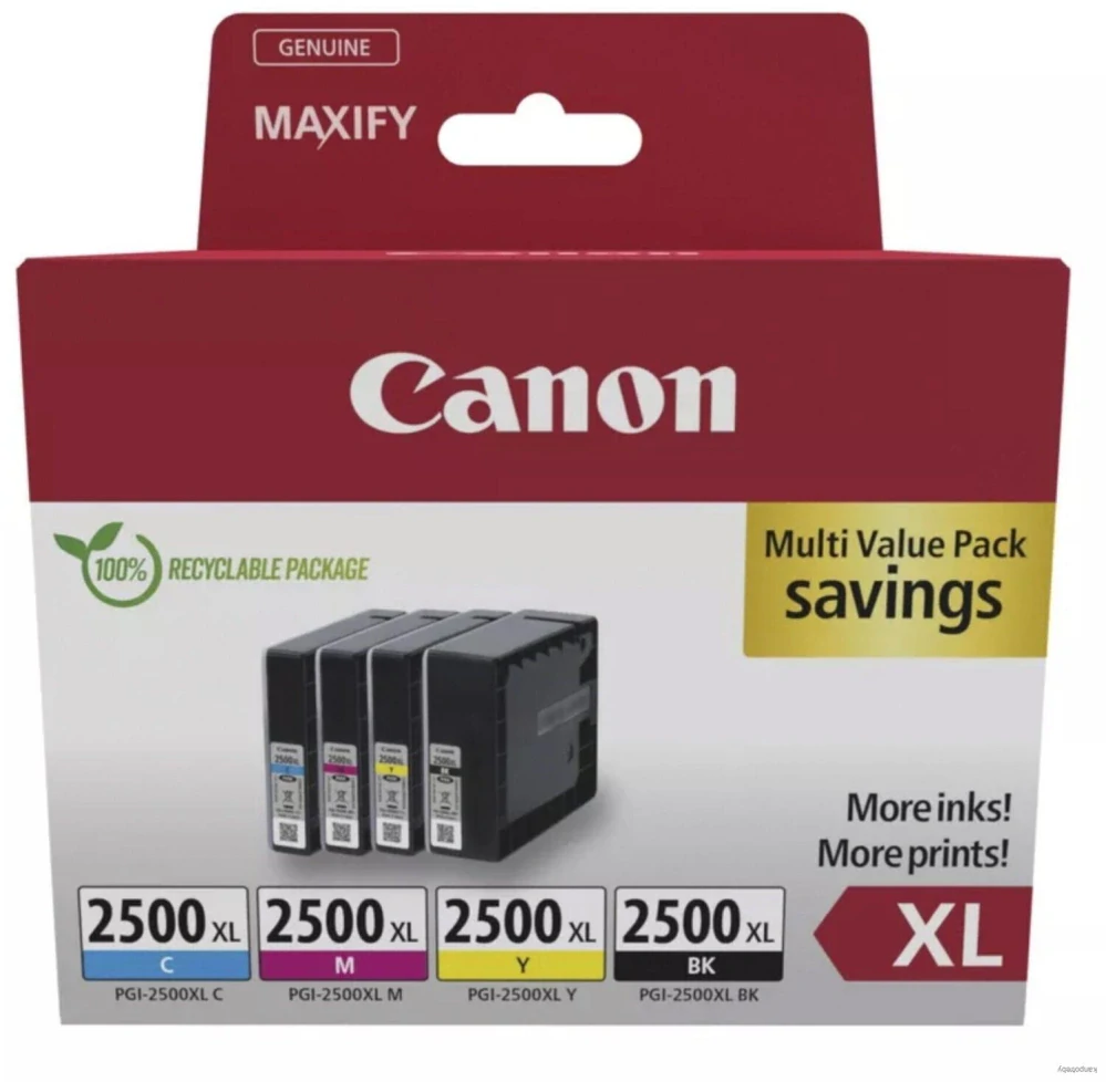 Canon originál ink PGI-2500XL BK/C/M/Y MULTI, 9254B010, CMYK