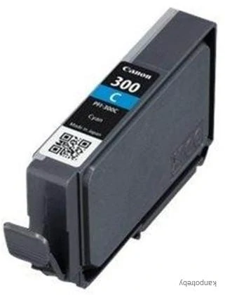 Canon originál ink PFI-300 C, 4194C001, cyan, 14,4ml