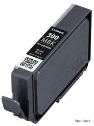 Canon originál ink PFI-300 MBK, 4192C001, matt black, 14,4ml