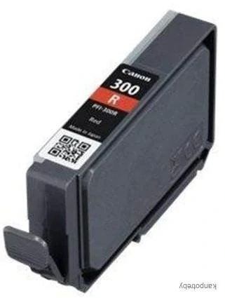 Canon originál ink PFI-300 R, 4199C001, red, 14,4ml