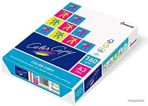 Xerografický papier Color copy, A3, 160 g/m2, biely, 250 listov, špec. pre farebnú laserovú tlač