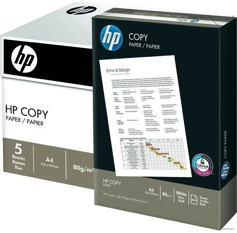 HP Copy paper A4, 80 g,biely, kartón 5 x 500 listov
