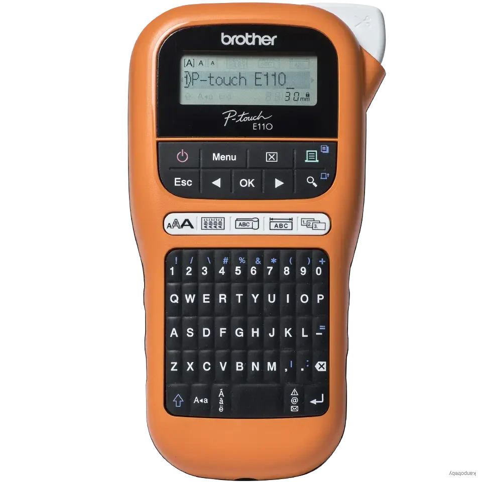 Tlačiareň samolepiacich štítkov Brother, PT-E110VP, s kufrom