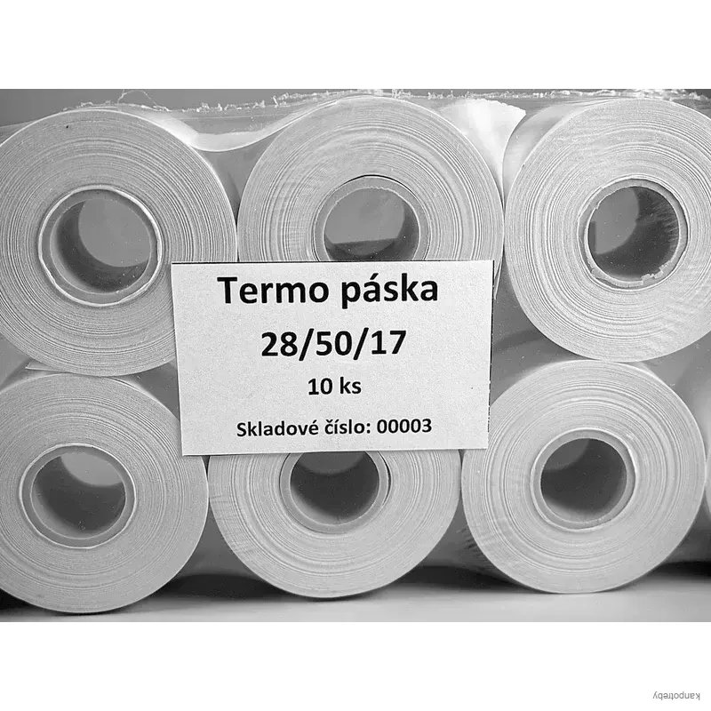 Kotúčik do pokladne 28/50/17, 27m, 55g, termo, cena za kartón 128 ks