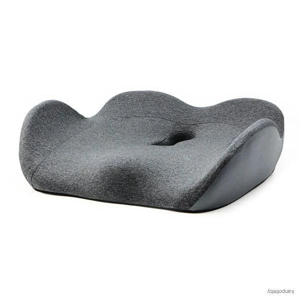 Set bedrovej opierky a podsedáka, ergonomický, antracitový, pamäťová pena, Powerton