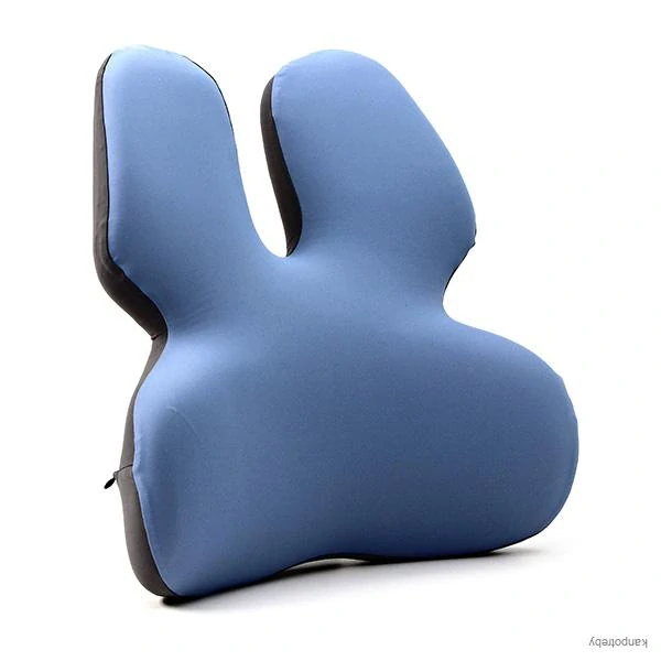 Bedrová opierka, ergonomická, šedá, pamäťová pena, Powerton