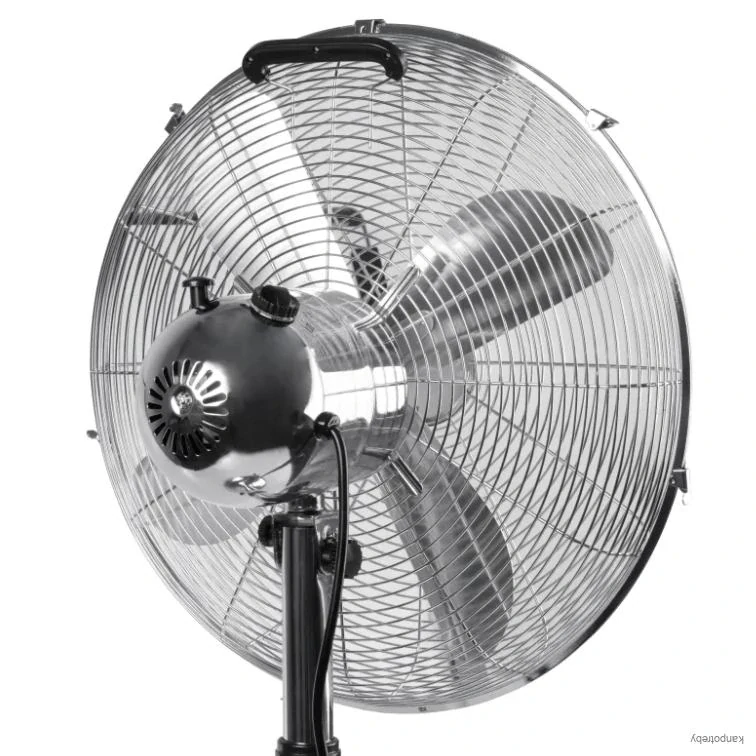 Orava nerezový stojanový ventilátor, 50W, strieborný