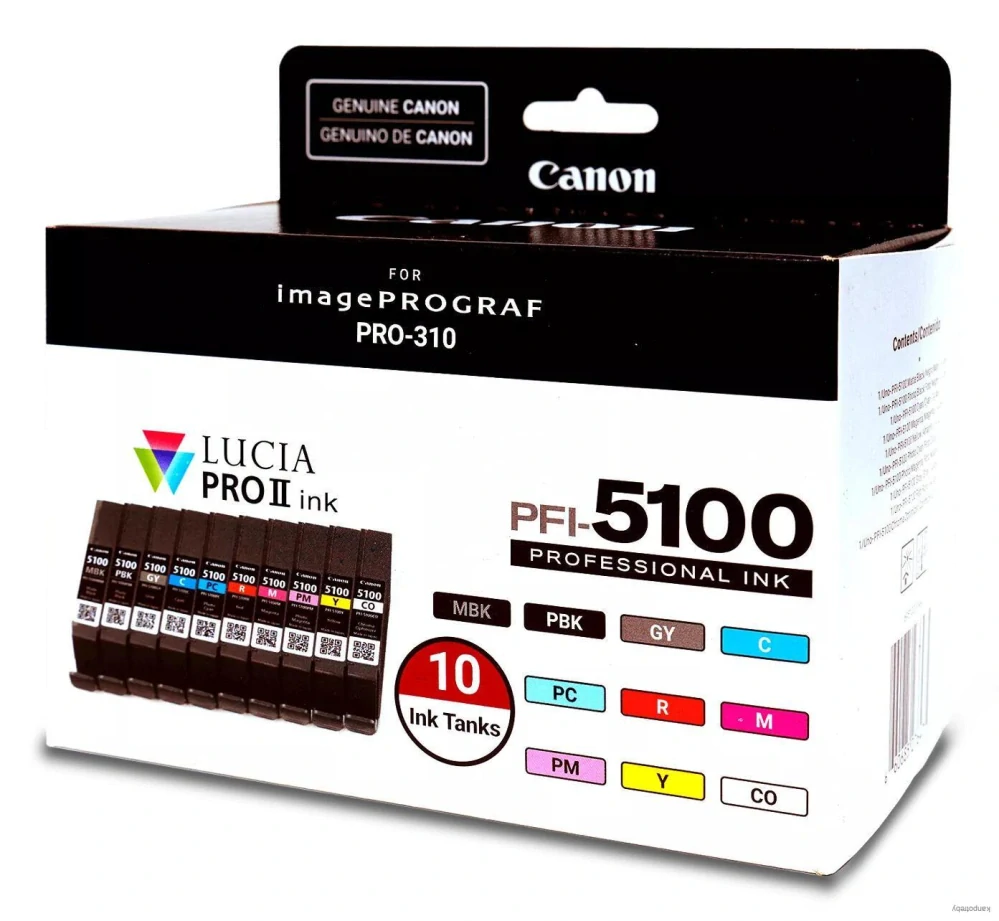 Canon originál ink PFI-5100 10ink multi pack, 6951C009, 10-pack