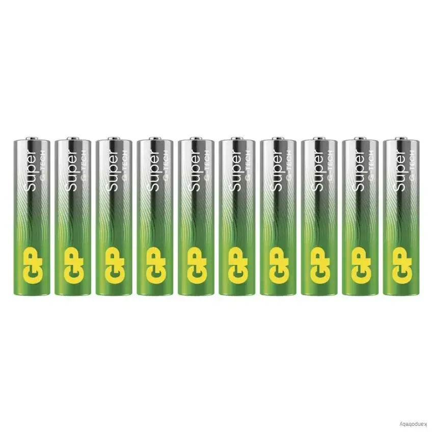 Batéria alkalická, AAA (LR03), AAA, 1.5V, GP, blister, 10-pack, SUPER
