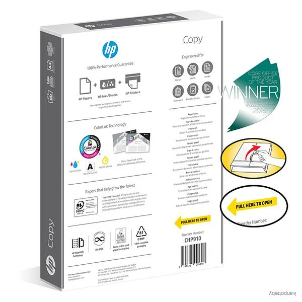 HP Copy paper A4, 80 g,biely, kartón 5 x 500 listov