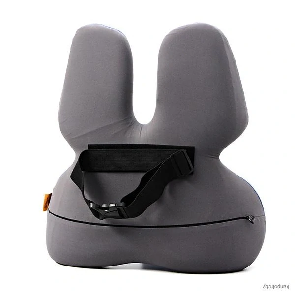 Bedrová opierka, ergonomická, šedá, pamäťová pena, Powerton