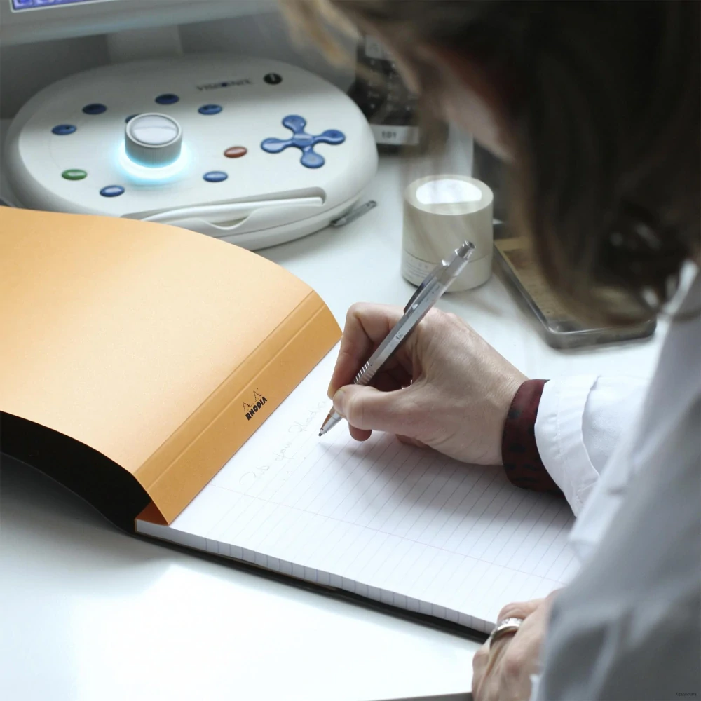Poznámkový blok Rhodia Basics, A4, 80 listov, štvorčekový, Clairefontaine