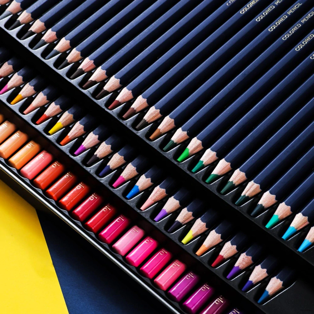 Deli, Súprava 36 ks Pastelky Finenolo, šírka 3.8 mm, mix farieb, plechová krabička